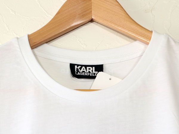 新品　KARL LAGERFELD 猫刺繍 ホワイトスウェット Screenshot2024-02-23at8.53.
