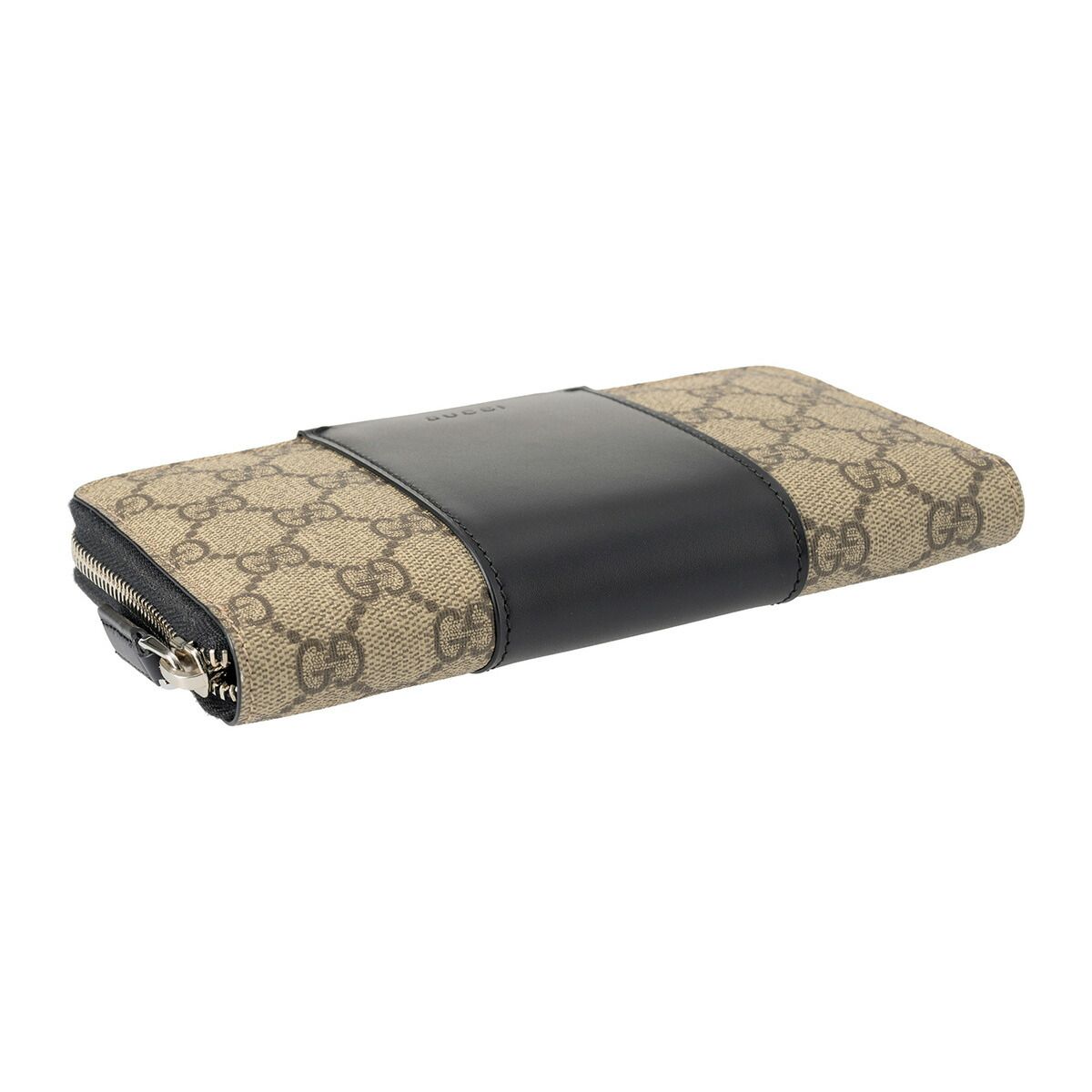 新品 グッチ GUCCI 長財布 GGスプリーム ベージュ/ブラック - メルカリ