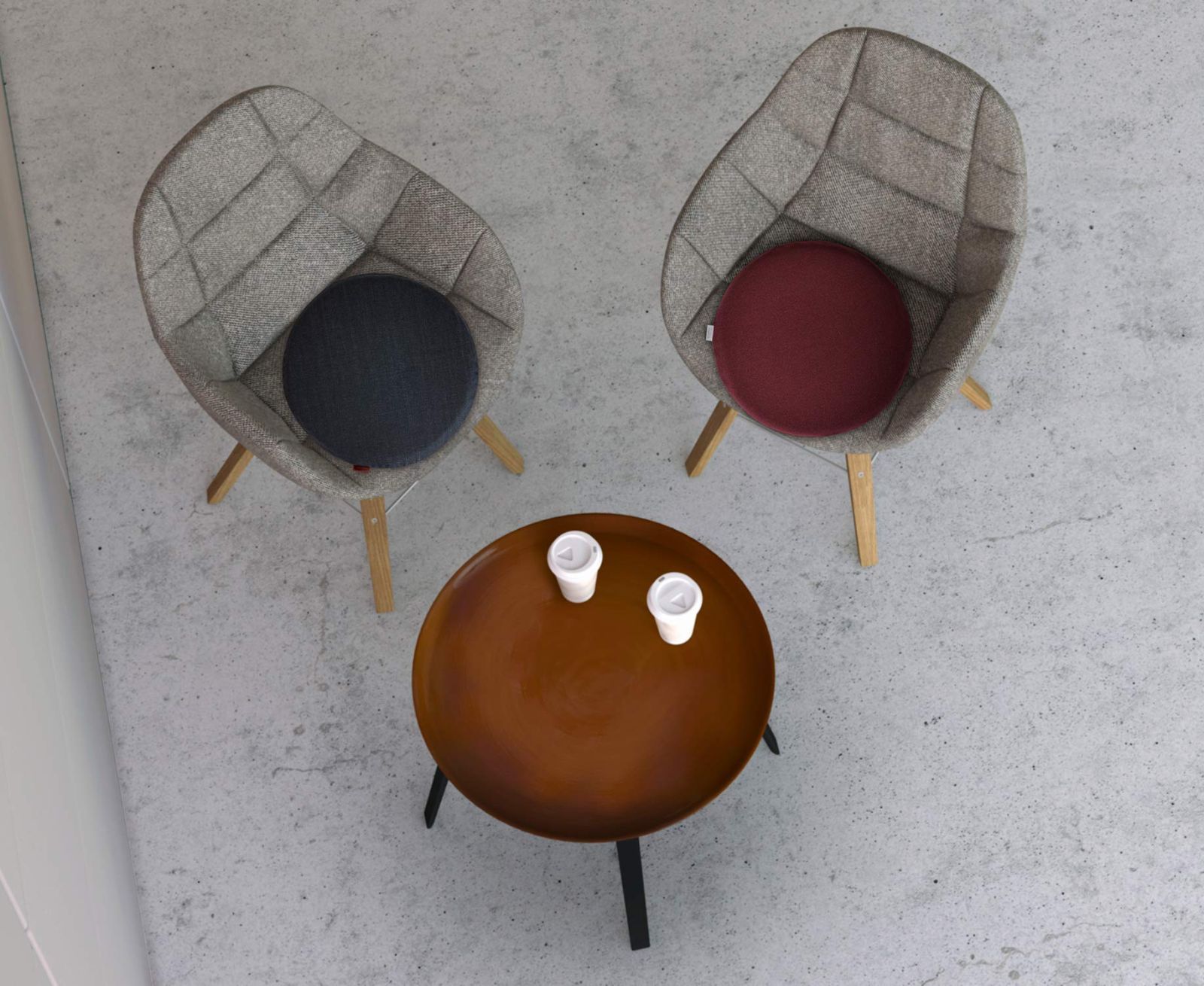 新品 テンピュール(Tempur) クッション 北欧柄 約40x38x3cm 新品 テンピュール(Tempur) クッション 北欧柄 約40x38x3cm