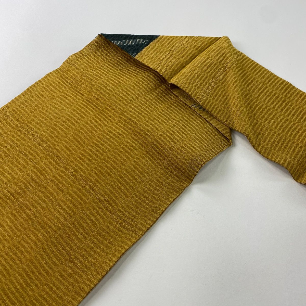 名古屋帯 美品 秀品 幾何学 山吹茶色 正絹 【中古】 - メルカリ