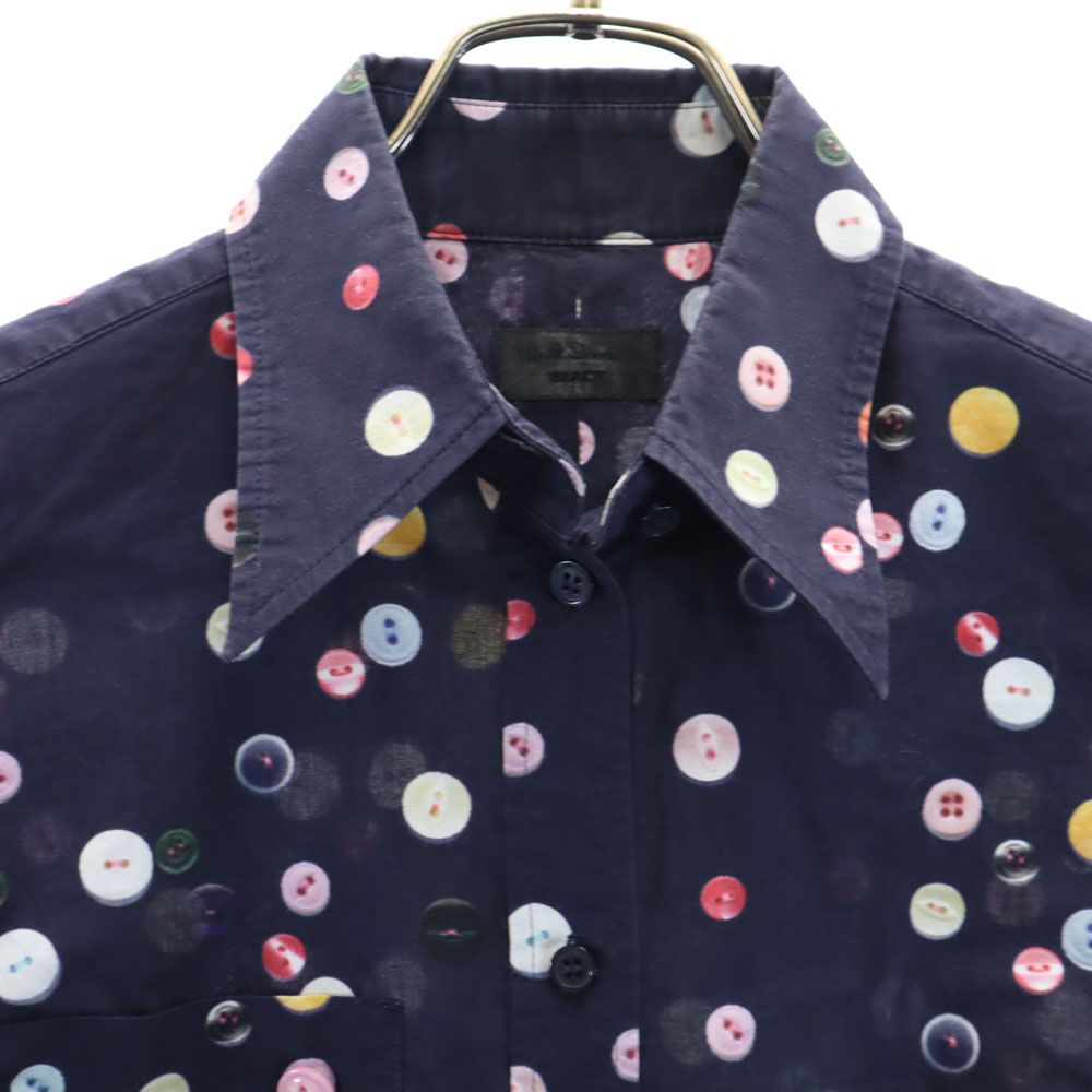PAUL SMITH ポールスミス シャツワンピース 半袖 ロング 総柄 40 Paul Smith ポールスミス ワンピース オレンジ系 サイズ:40(L