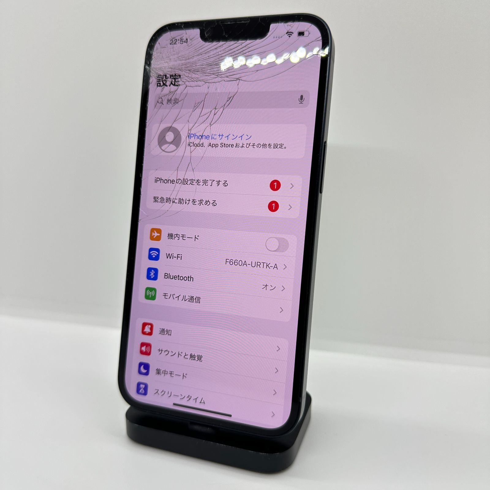 激安ジャンク】iPhone14 128GB ミッドナイト【SIMロック解除済み