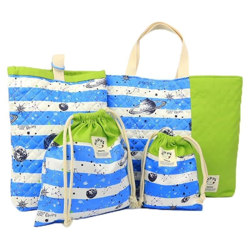 A's☆様 ヌビ レッスンバッグ キルト キルティング りぼん 刺繍生地