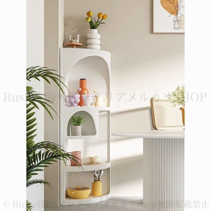 コーナーシェルフ マントルピース ホワイト 白 収納ラック Amazon｜【Russel】コーナーシェルフ マントルピース ホワイト