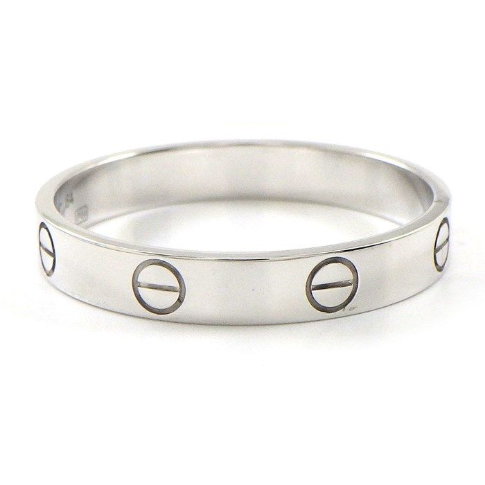カルティエ Cartier リング ラブ スモールモデル B4085164 K18WG 23号  