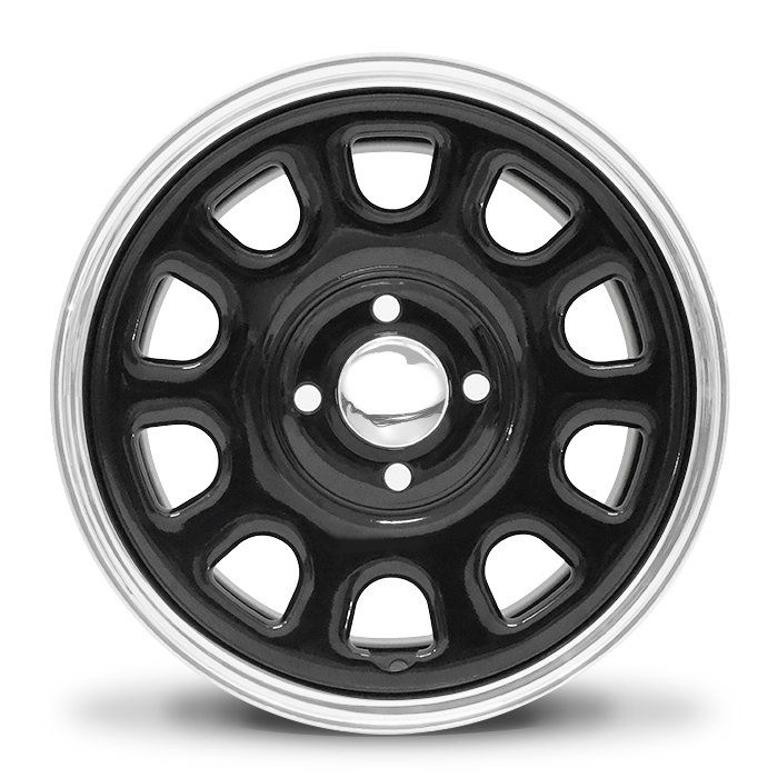 14インチ デイトナホイール 4本セット 【14×5.0J+42 4H PCD100 CB68