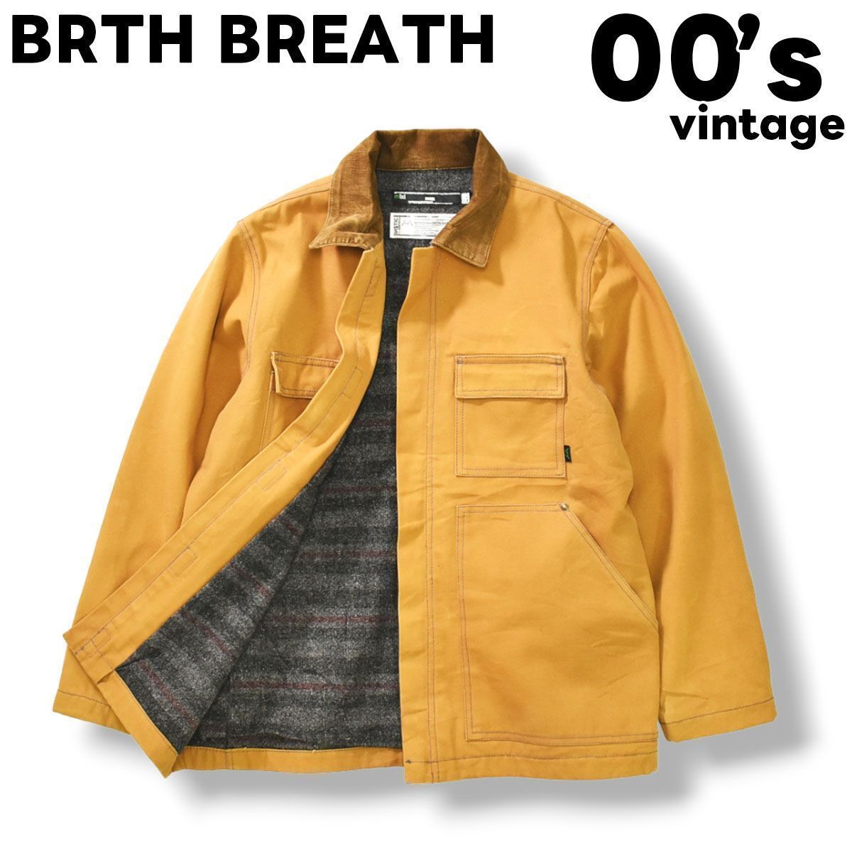 Carhartt ダック地 チェックネルライナー ワークシャツジャケット Carhartt ダック地 チェックネルライナーワークシャツジャケット
