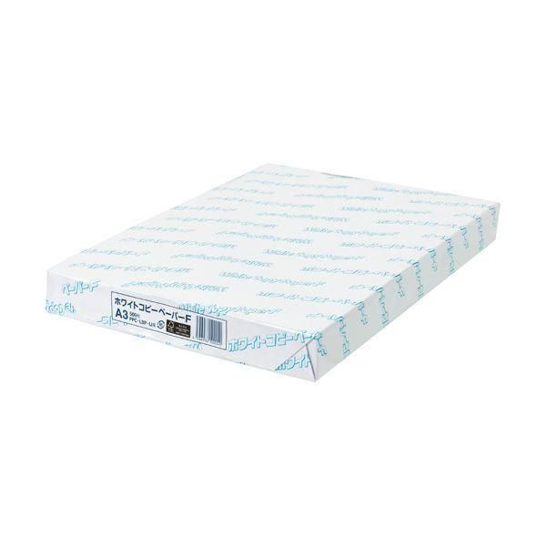 （まとめ）日本紙パルプ商事 ホワイトコピーペーパーF A3 PPCWCPFA3 1冊（500枚） 〔×5セット〕