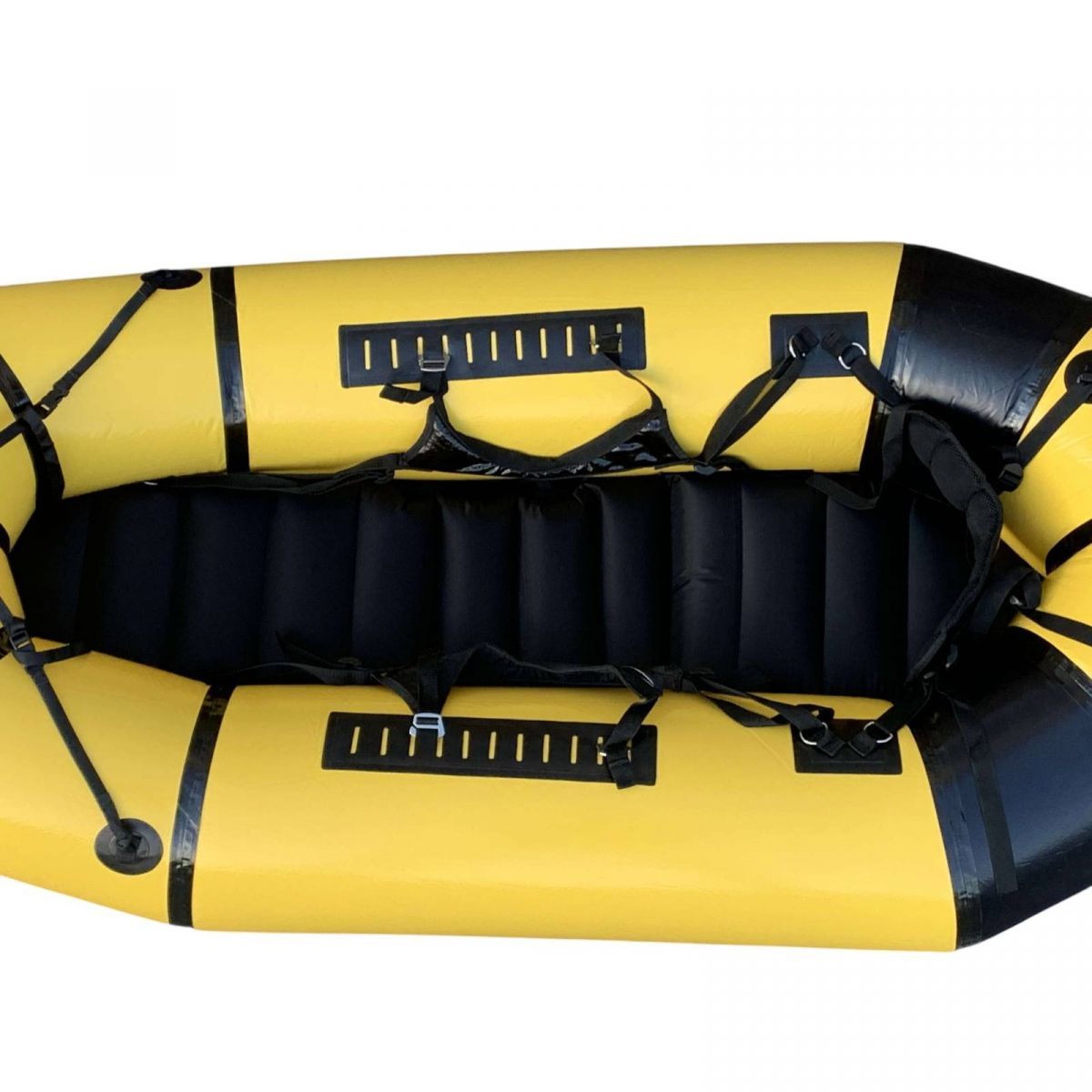 パックラフト Packraft インフレータブルカヤック イエロー ゴムボート カヤック FRONTIER PACKRAFT フロンティアパックラフト イエロー