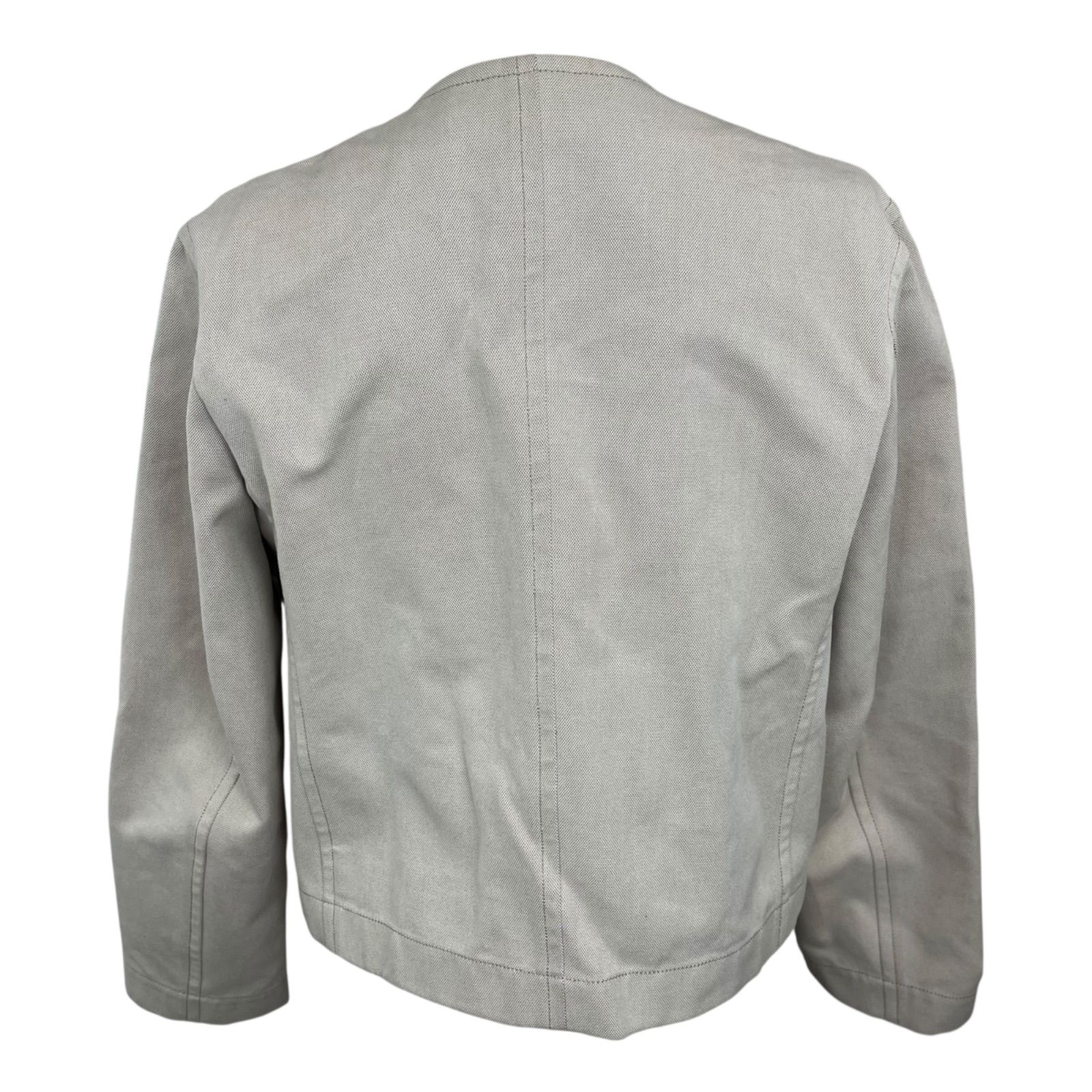 ○エルメス HERMES シェーヌダンクル ノーカラージャケット マルジェラ