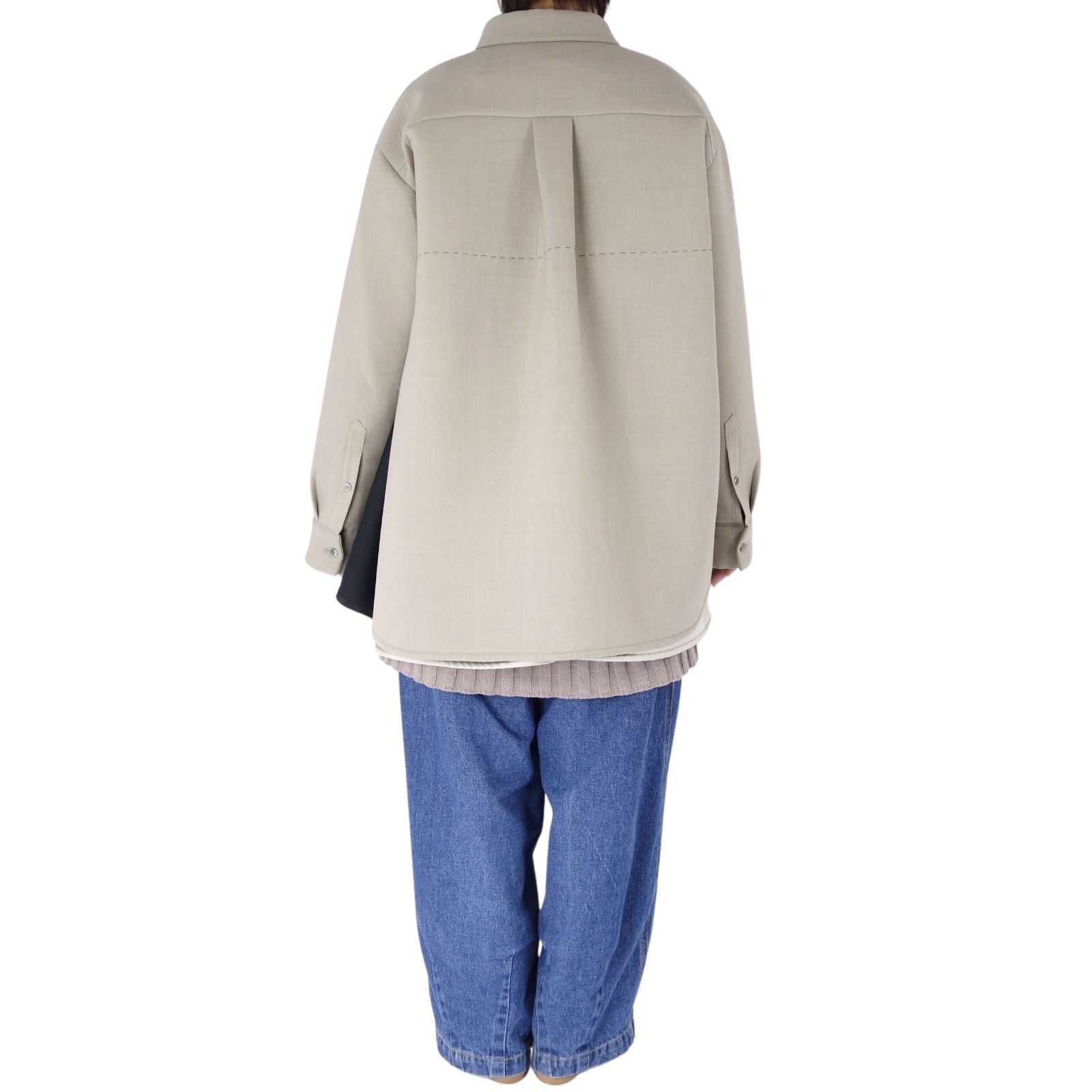 極美品 サカイ Sacai シャツ 2023 Suiting Bonding S - メルカリ