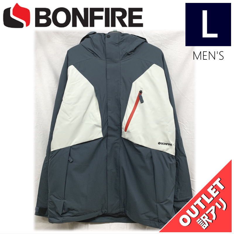 【OUTLET】 BONFIRE FIRMA STRETCH 3-IN-1 JKT カラー:DARK SLATE Lサイズ  メンズ スノーボード スキー ジャケット JACKET アウトレット