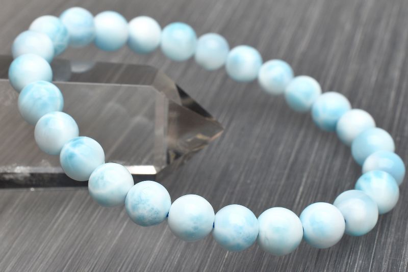 １点物 AAA 癒やしの石 ラリマー 7mm ブレスレット パワーストーン 天然石 _U7533 NEXPOTALLINN_EU