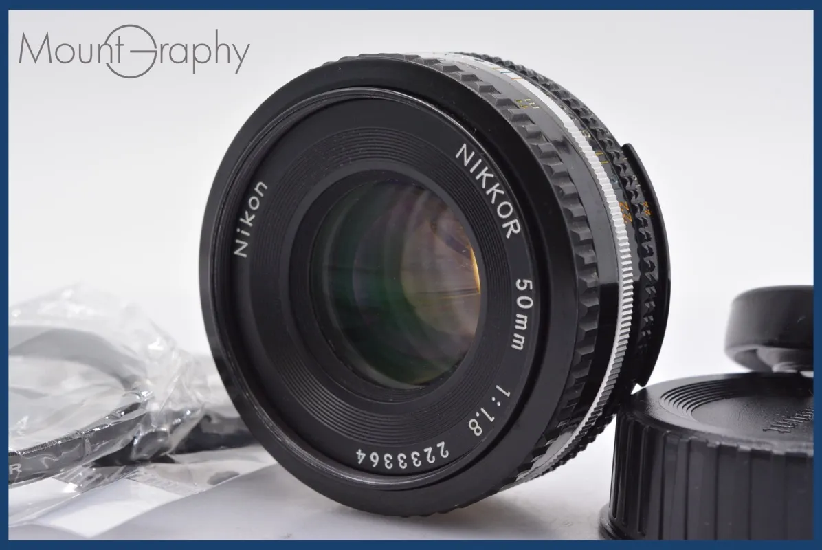 ☆極上美品☆ ニコン Nikon NIKKOR 50mm F1.8 Ai-S 前後キャップ ☆極上美品☆ ニコン Nikon NIKKOR 50mm F1.8 Ai-S 前後キャップ