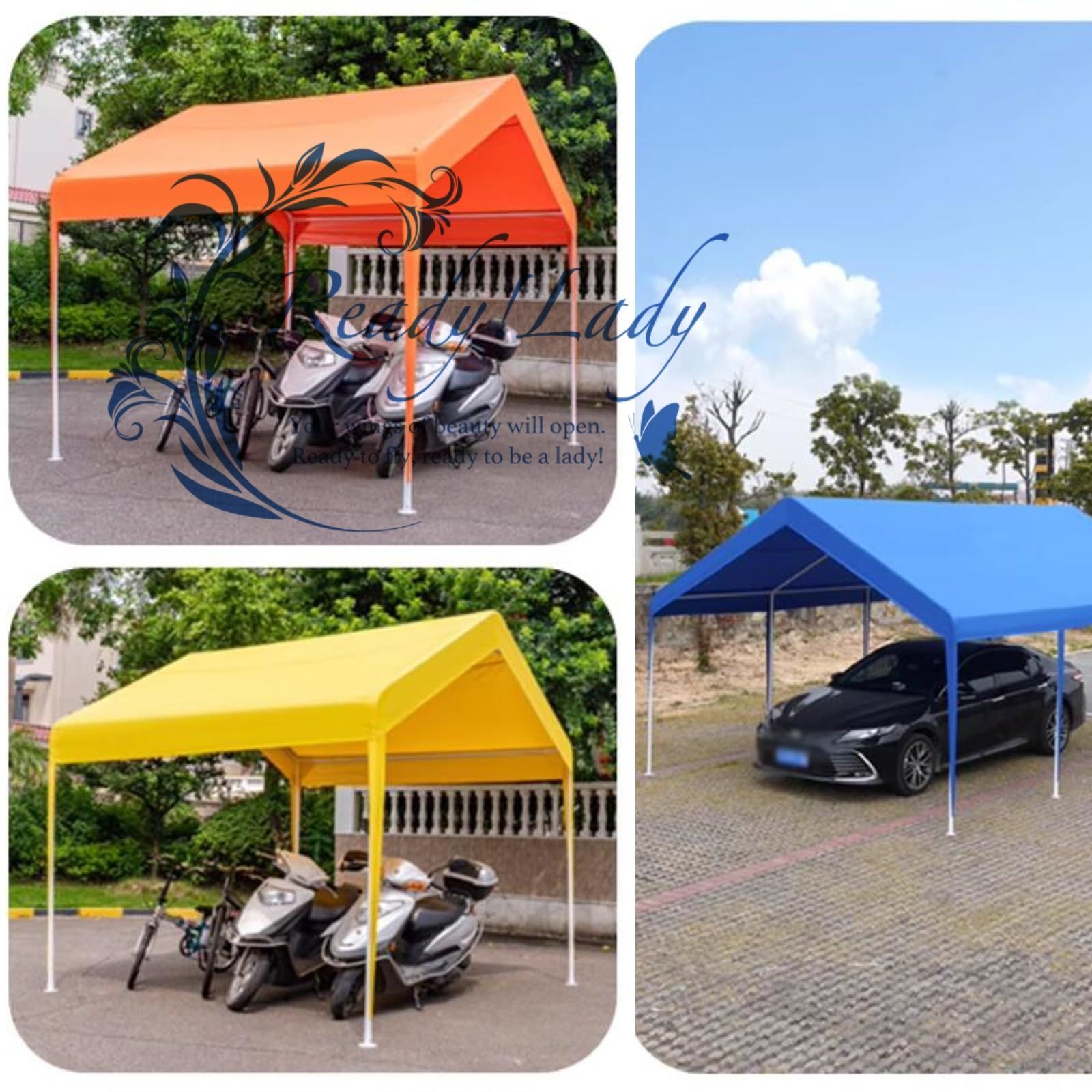 ガレージ 簡易車庫 パイプ テント テントガレージ 新品 ガレージテント 