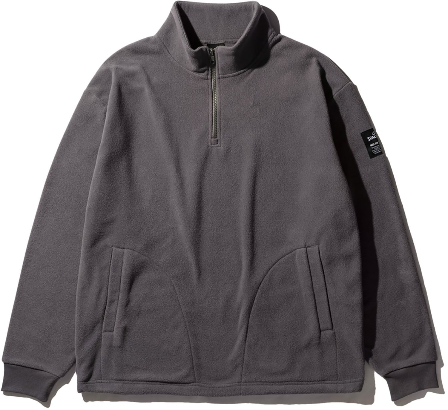 スポルディング SPALDING バスケット コートサイド フリース ハーフジップ プルオーバー SMJ25113 7900 ダスク