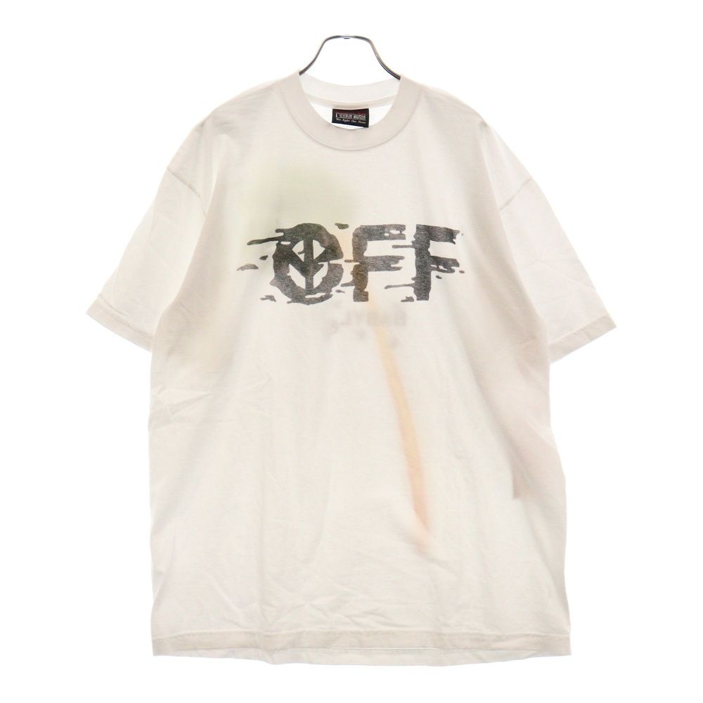 BABYLONE (バビロン) 21SS ×OFF-WHITE Wind T-shirt オフホワイト ロゴプリント クルーネック 半袖tシャツ カットソー ホワイト