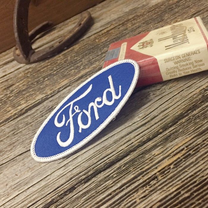 【80s】JHDesign Ford フォード レーシングシャツ刺繍・ワッペン Ford - 未使用 Ford フォード ワークシャツ M半袖 刺繍 ワッペン