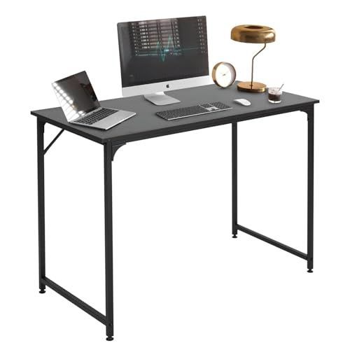 パソコンデスク 幅100×奥行50cm×高74cm PCデスク 組立簡単 シンプル パソコンデスク 金属フレーム付き ワークデスク 机 子 学習机 勉強机 コンパクト