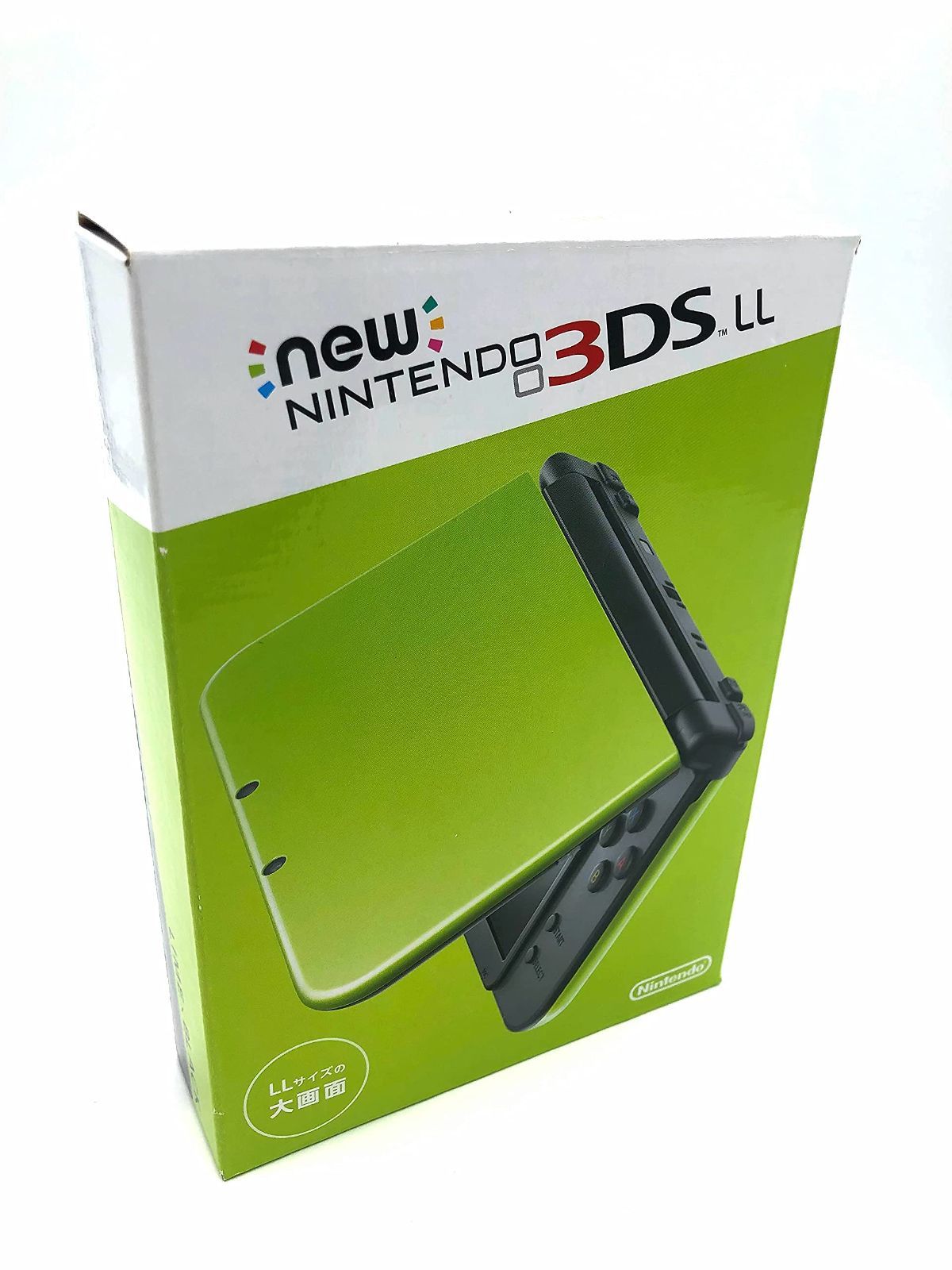 Newニンテンドー3DS LL ライム×ブラック 箱付き - メルカリ 