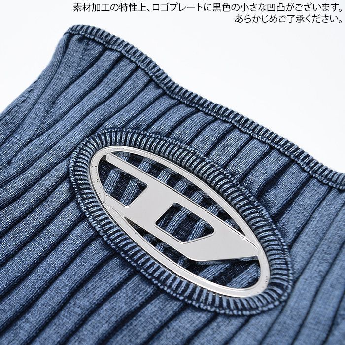 DIESEL ディーゼル トップス M-CLARKSVILLE チューブトップニット