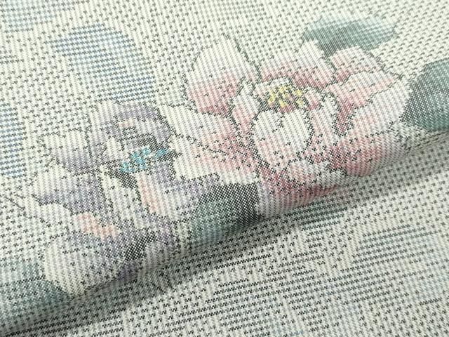 平和屋本店□極上 都喜ヱ門 本場大島紬 白大島 7マルキ 私のロマン