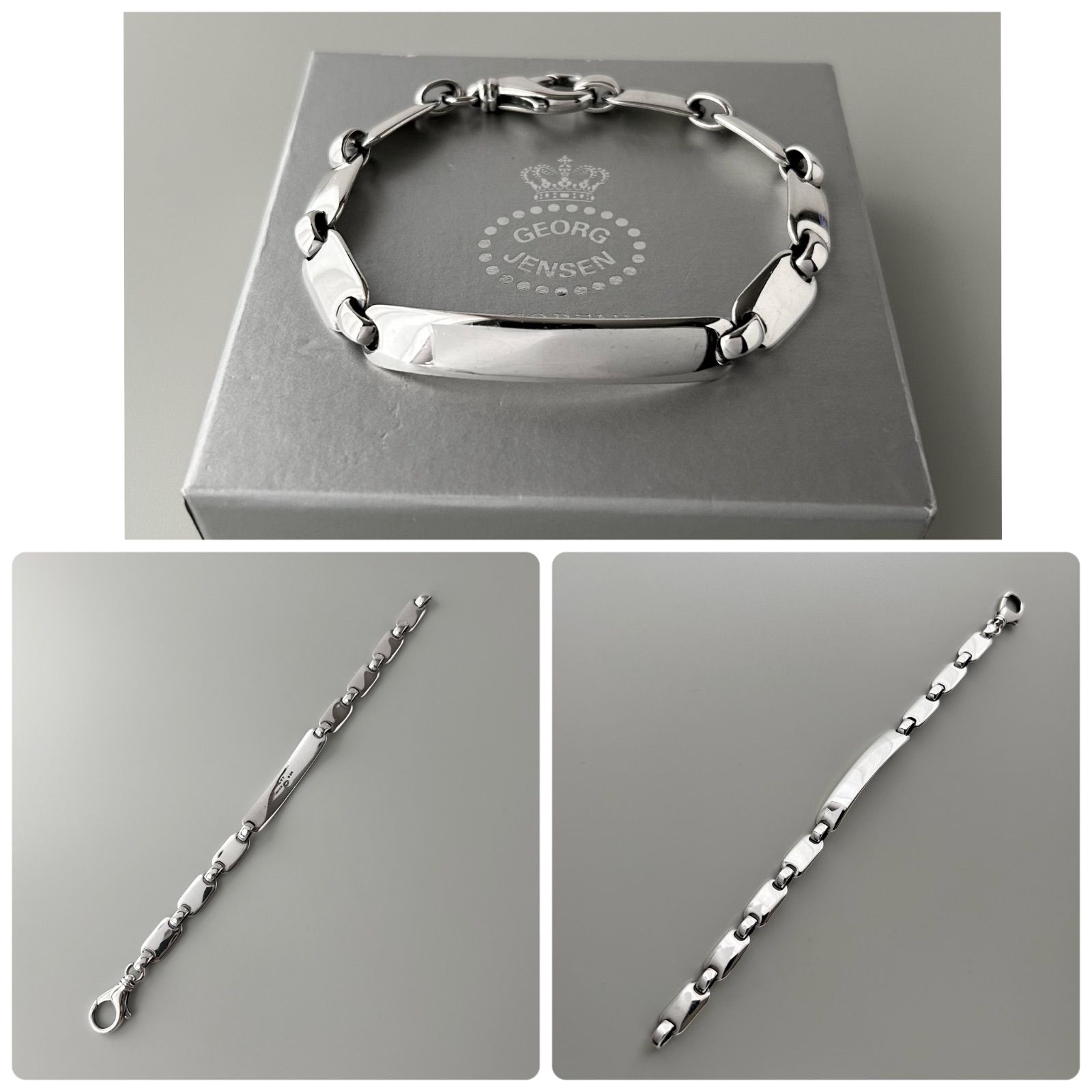 美品 ブレスレット ♯474 ジョージジェンセン/  ジョージジェンセン/ブレスレット/シルバー/チェーンブレスの