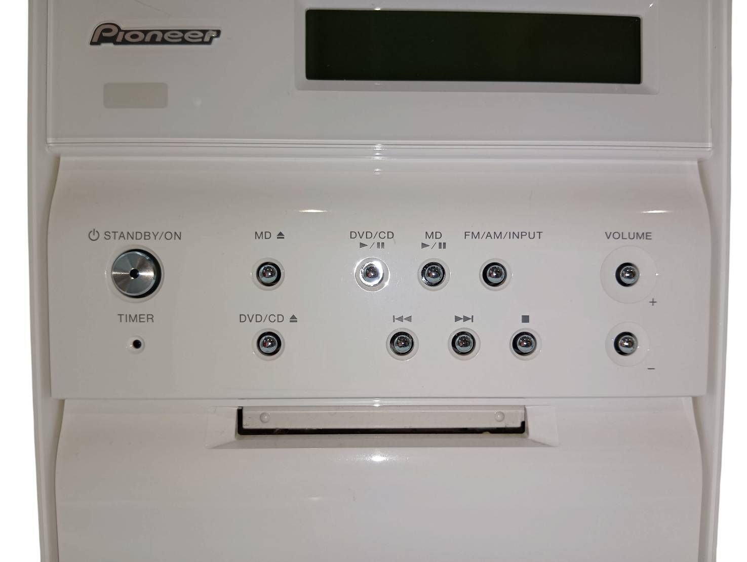 Y2K Pioneer パイオニア CD MD コンポ XV-HA7DV-W 白 Pioneer パイオニア DVD CD MD コンポ XV-HA7DV-W - メルカリ