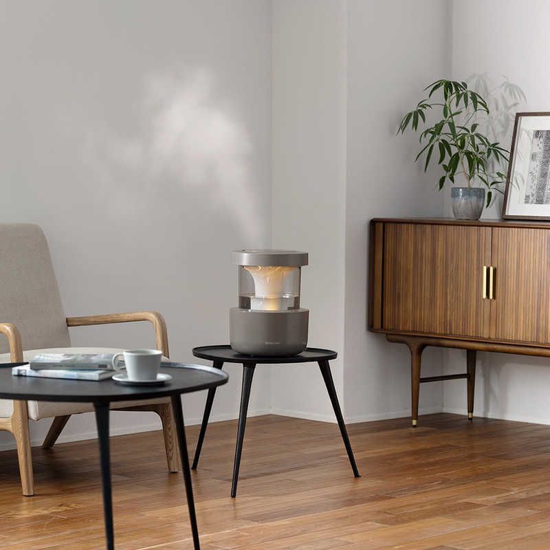 未開梱 RHYTHM リズム MIST350 超音波式 ウォームグレー 9YYA29RH84 WWW_KANDAIZUMI_COM