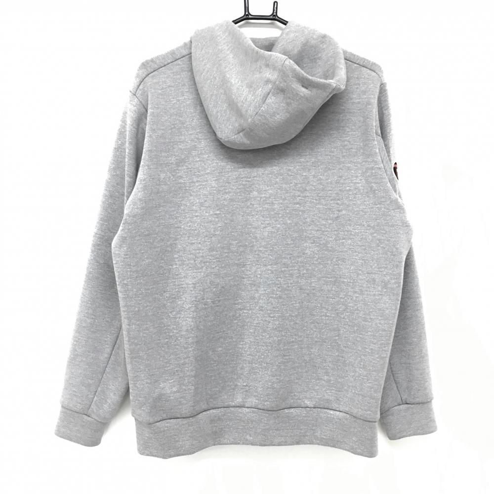 タイトリスト ジップパーカー グレー ロゴプリント メンズ LL ゴルフ