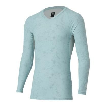 ダイワ DU-6224S ICEDRY? Vネックアンダーシャツ マーブルブルー XL