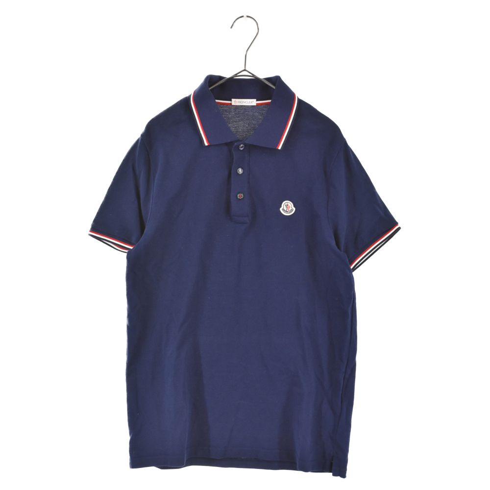 MONCLER (モンクレール) MAGLIA POLO MANICA CORTA 胸ロゴ付き半袖