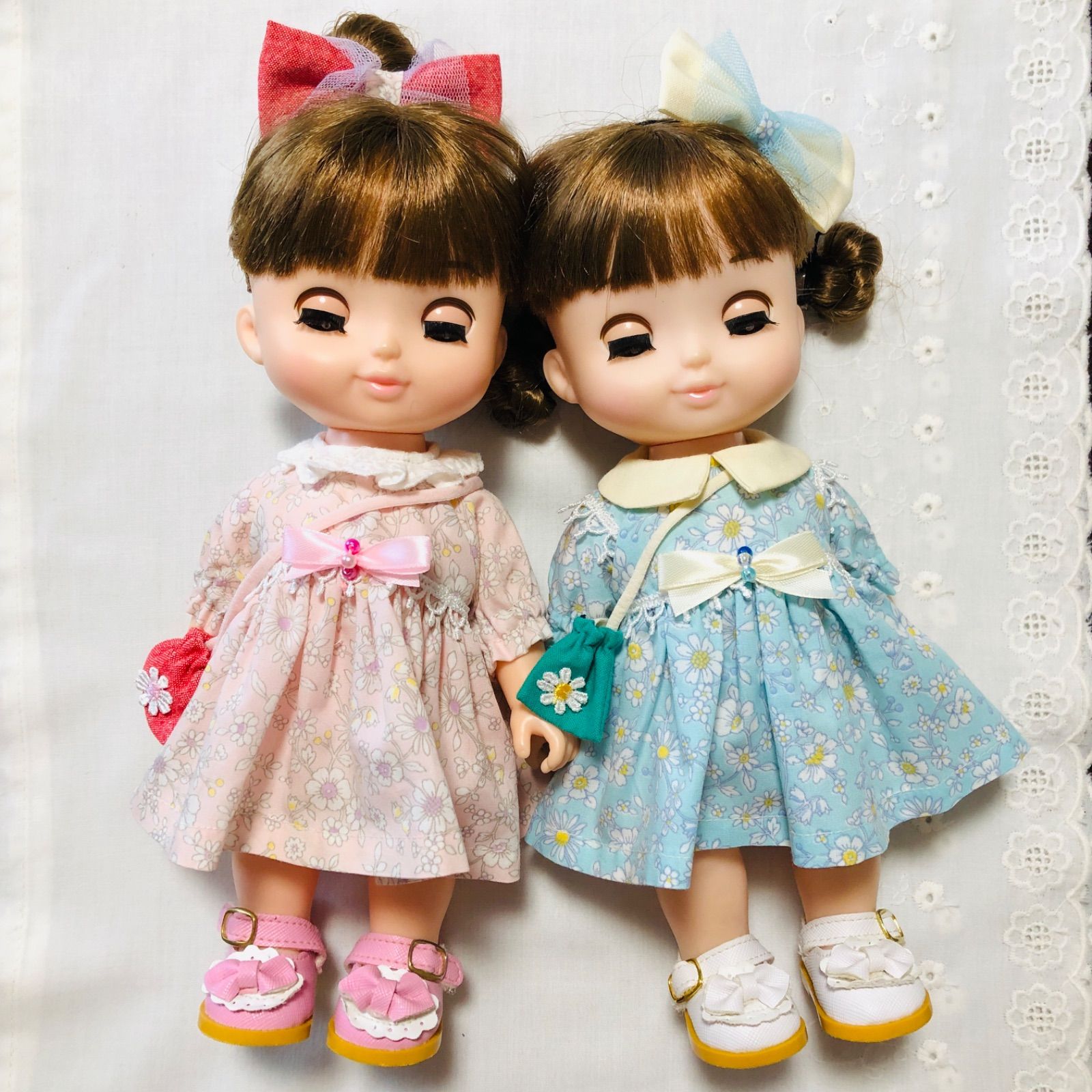 ソランちゃん  ワンピース  3点セット M052 メルちゃん ソランちゃん 服 ハンドメイド ワンピース3点