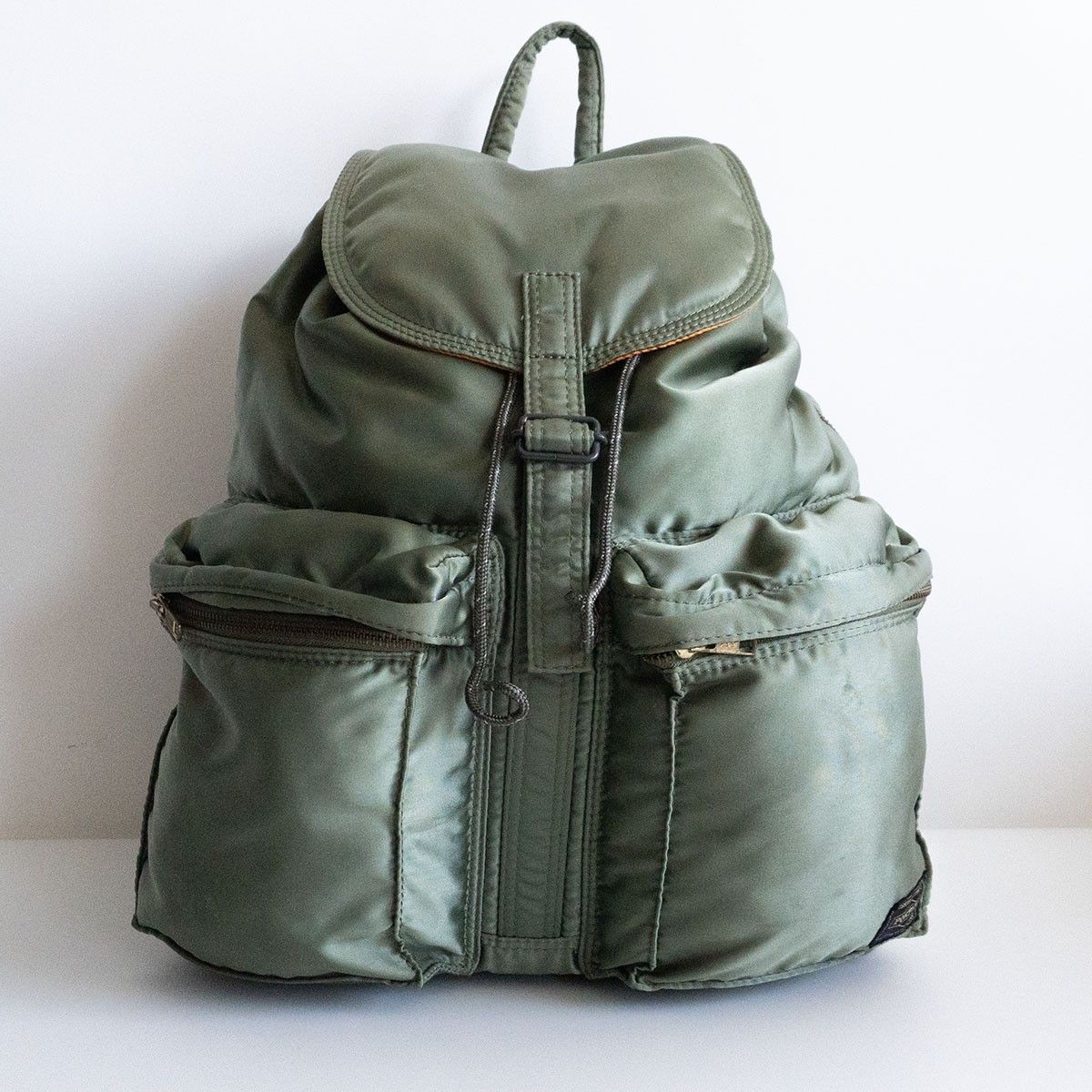 極美品✨　PORTER リュック タンカーセージグリーン ナイロン A4収納 ✨良品✨廃盤品✨ポーター タンカー リュック バックパック