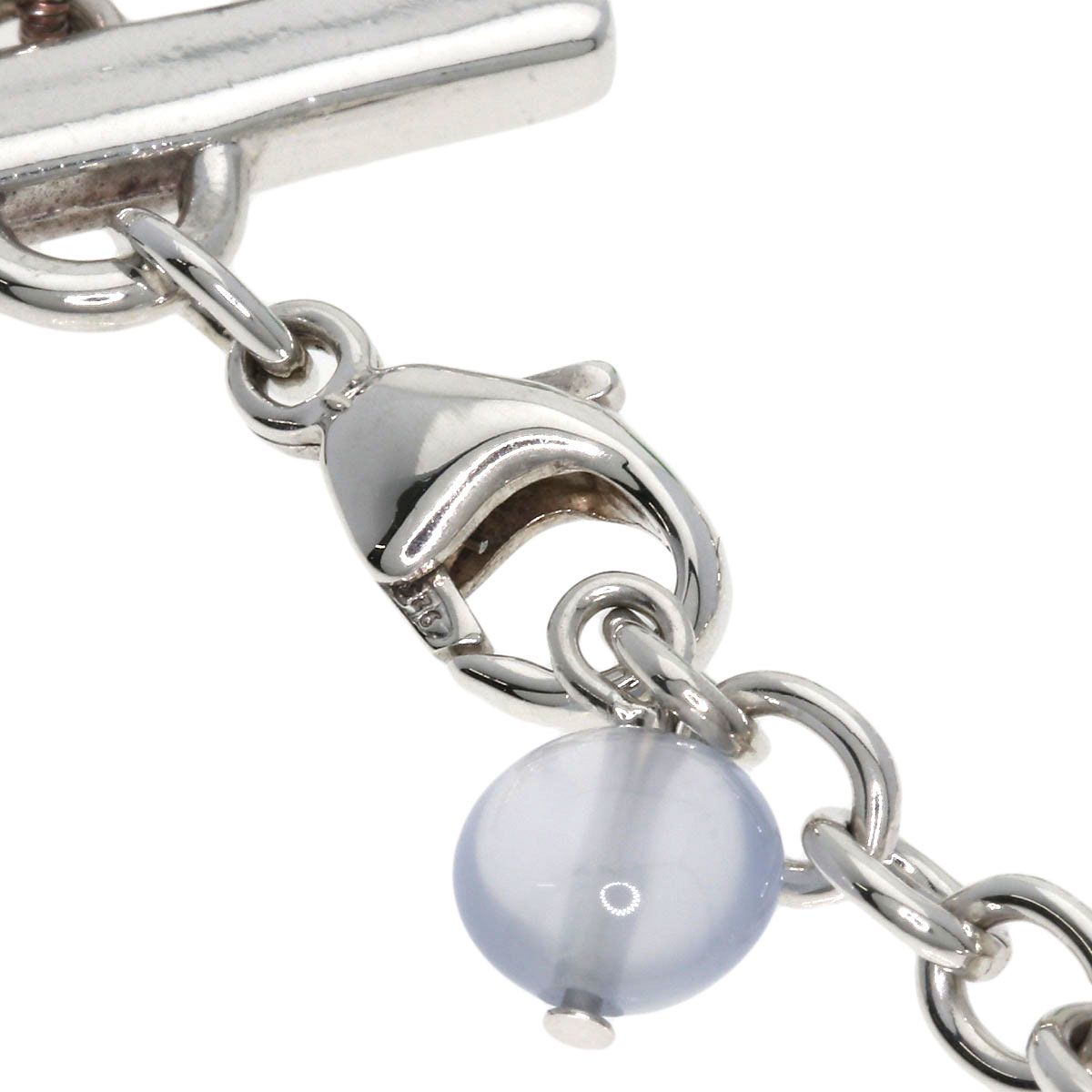 TIFFANY&Co. ティファニー 天然ストーン 3連 ブレスレット SV  