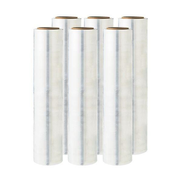 (まとめ）クラフトマン ストレッチフィルム 15μ500mm×300m CF-SF3 1セット（120巻：6巻×20ケース）〔×3セット〕