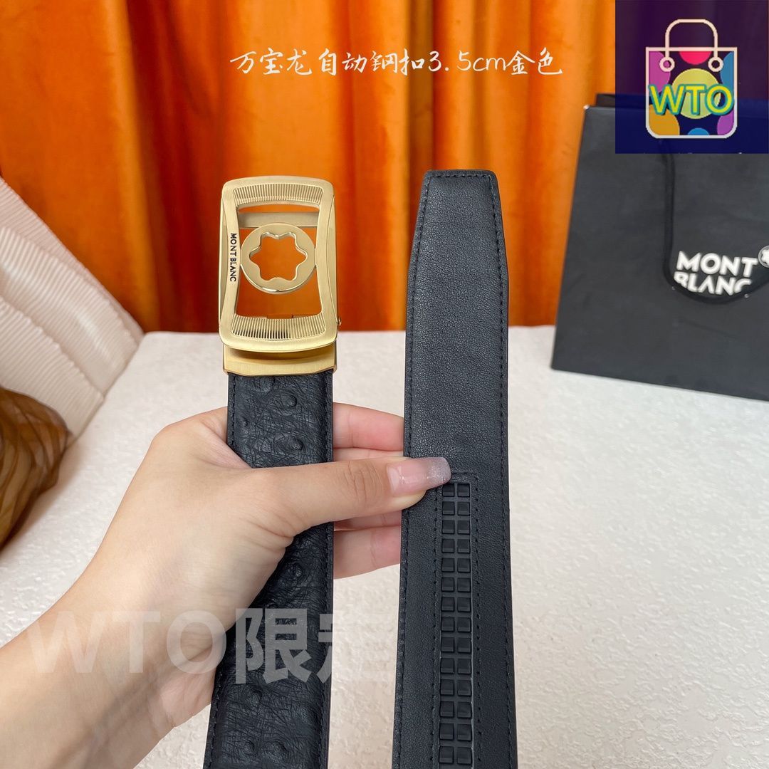 今日特価】Montblanc モンブラン レザーベルト - メルカリ
