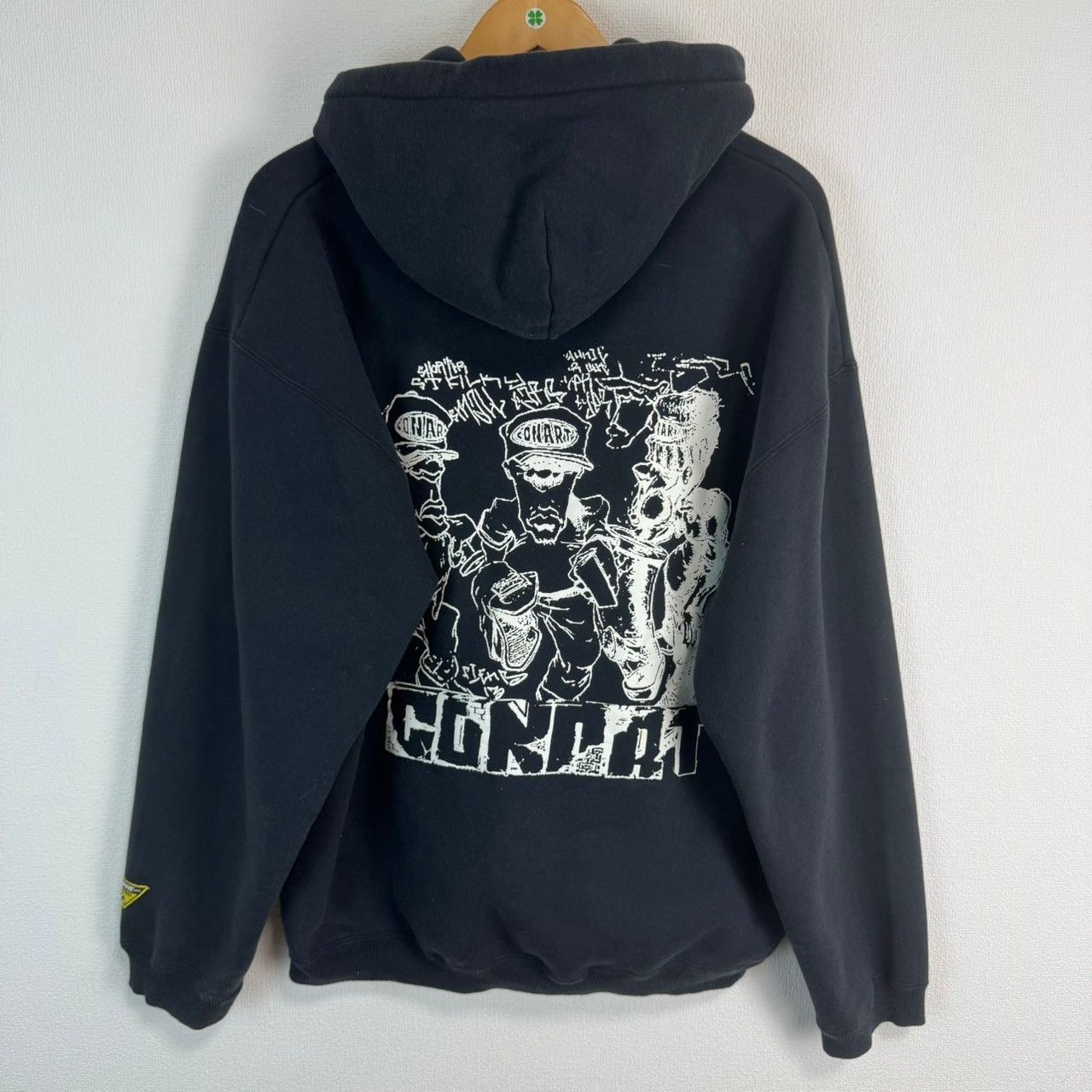 CONART コナート パーカー L ビンテージ　ストリート　HIPHOP size M90s CONART コナート ジップアップ ロゴ パーカー ストリート