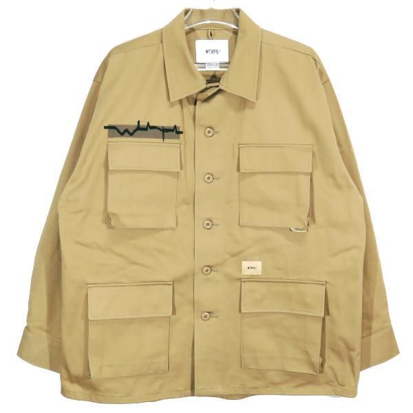 WTAPS JUNGLE 212WVDT-SHM02 X03サイズ WTAPS 21AW JUNGLE 01/LS/COTTON.TWILL 212WVDT-SHM02 サイズ01