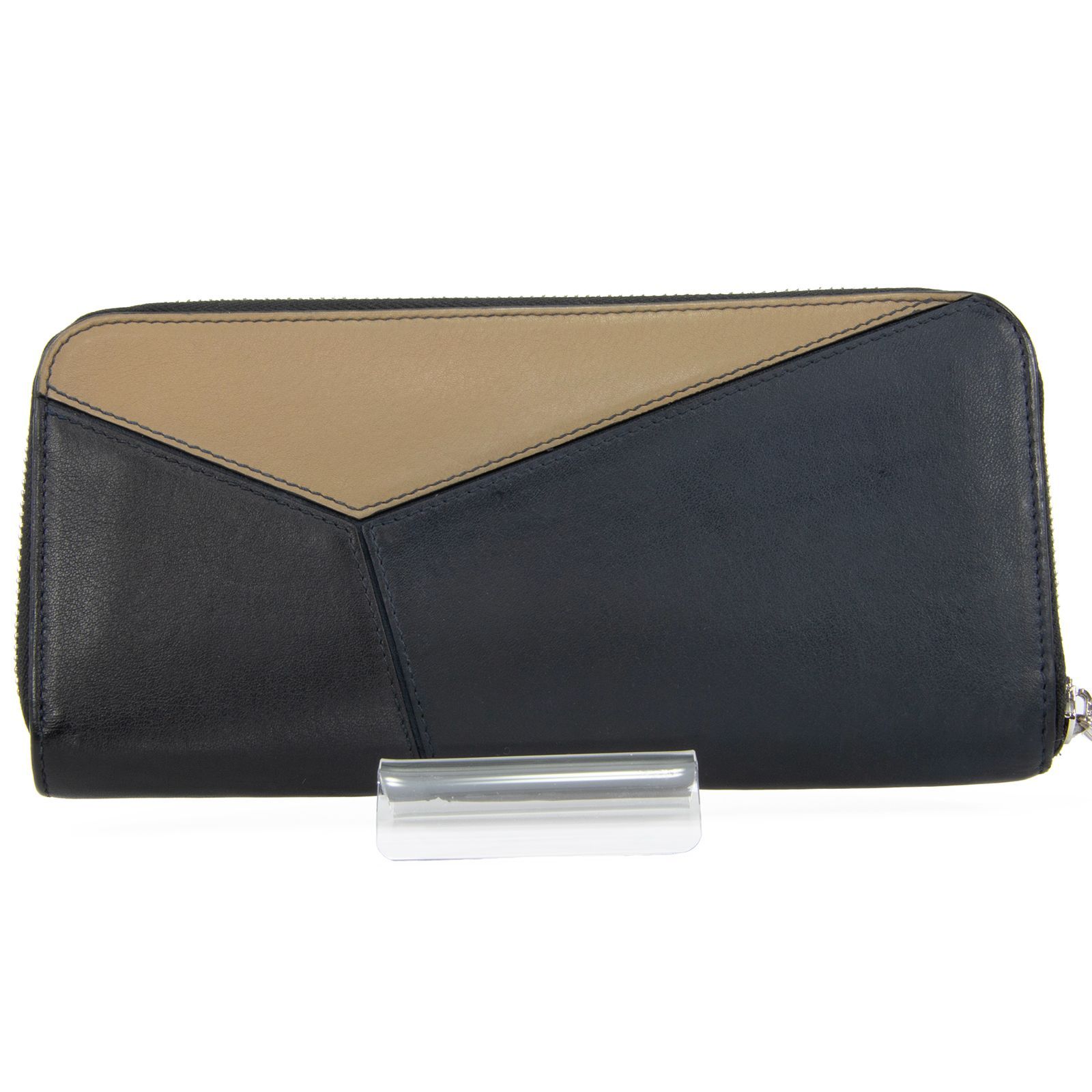 【極美品】ロエベ オープンウォレット ラウンドファスナー長財布 レザー 黒 LOEWE ロエベ ラウンドファスナー/ジップ 長財布/ウォレット 黒