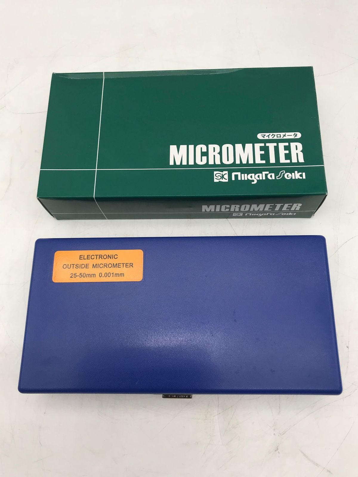 ♥ 〇SK|新潟精機 デジタル外側マイクロメータ QEM133-50 ITCC9BKI1E54 エコツール小牧ｲﾝﾀｰ店 M02