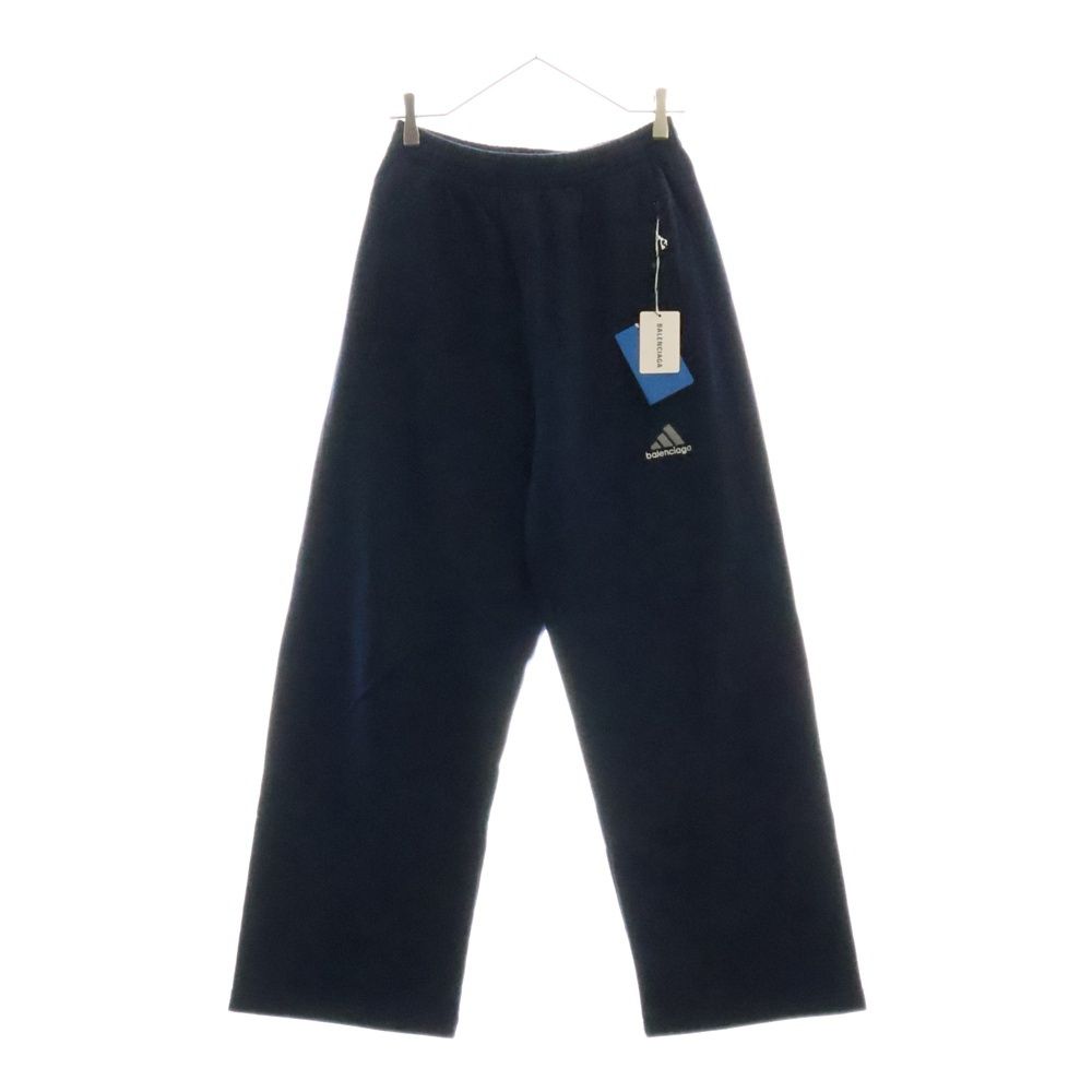 BALENCIAGA バレンシアガ 23SS ×adidas Sweat Pants アディダス ロゴ刺繍 スウェットパンツ ネイビー 723931 TNVP9