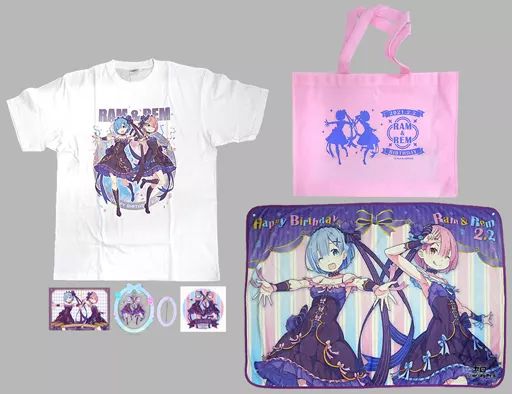 雑貨 ラム＆レム バースデーセットA Re ゼロから始める異世界生活 Re ゼロから始めるラムとレムの誕生日生活2021 in 渋谷マルイ
