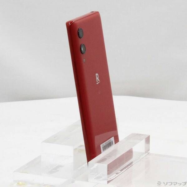 中古品〕 Rakuten Hand 5G 128GB クリムゾンレッド P780 楽天