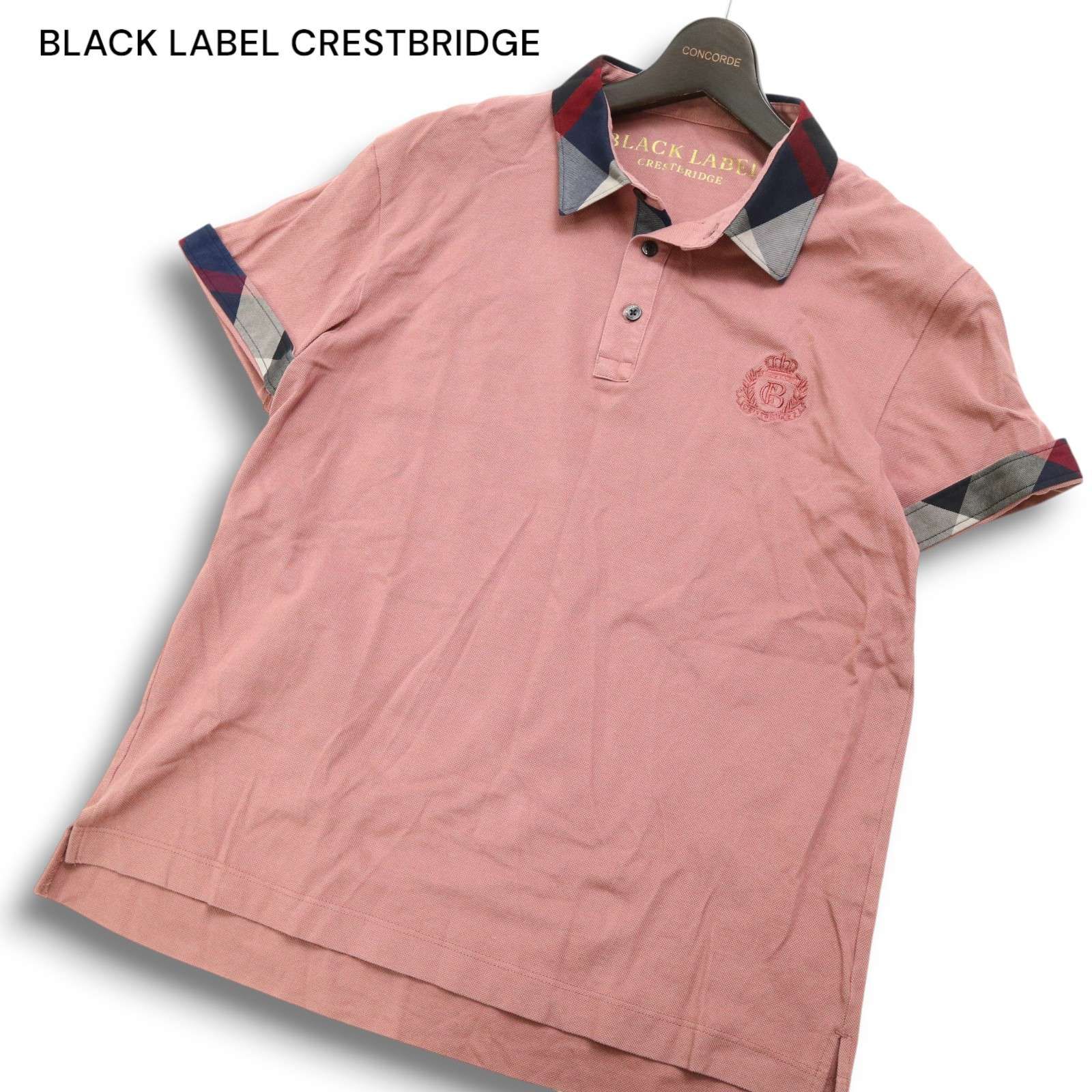 ☆新品タグ付き☆ブラックレーベル クレストブリッジ　ポロシャツ　鹿の子　チェック BLACK LABEL CRESTBRIDGE ブラックレーベル クレストブリッジ