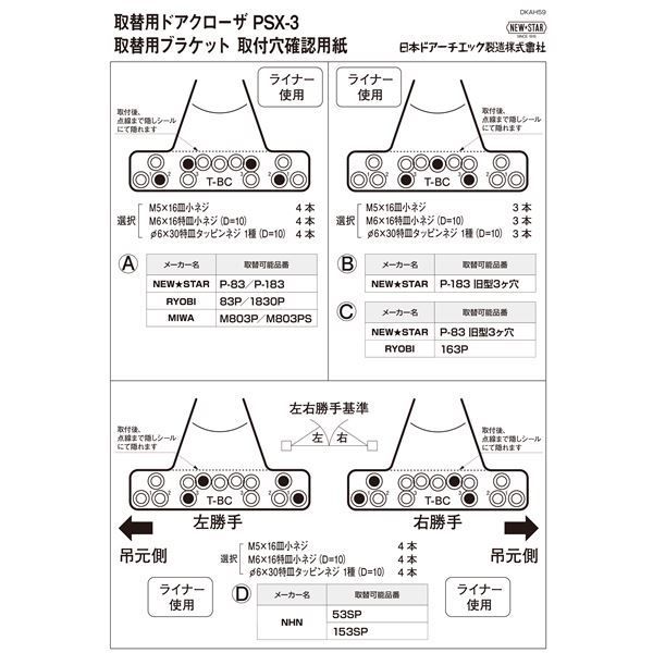 日本ドアーチェック製造