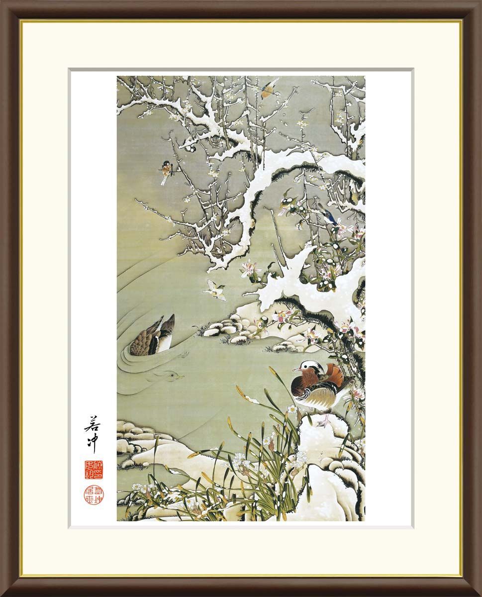 インテリア小物 日本の名画 額飾り F8サイズ ちょっとした心使いで空間