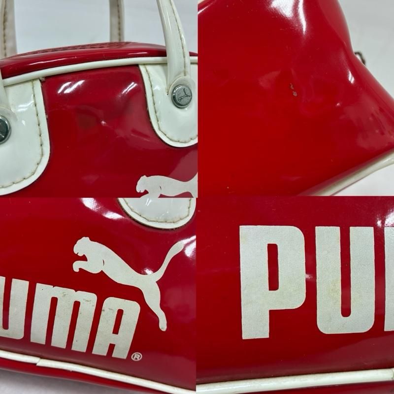チーズ PUMA プーマ レトロ エナメルボストンバッグ ヴィンテージ チーズ PUMA プーマ レトロ エナメルボストンバッグ