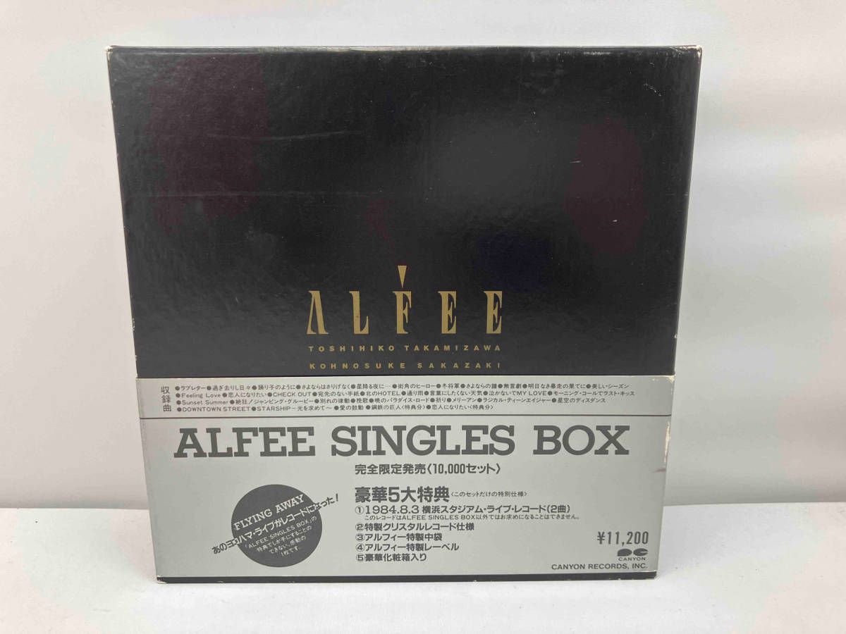 ALFEE SINGLES BOX シングル レコード 完全限定版 - メルカリ