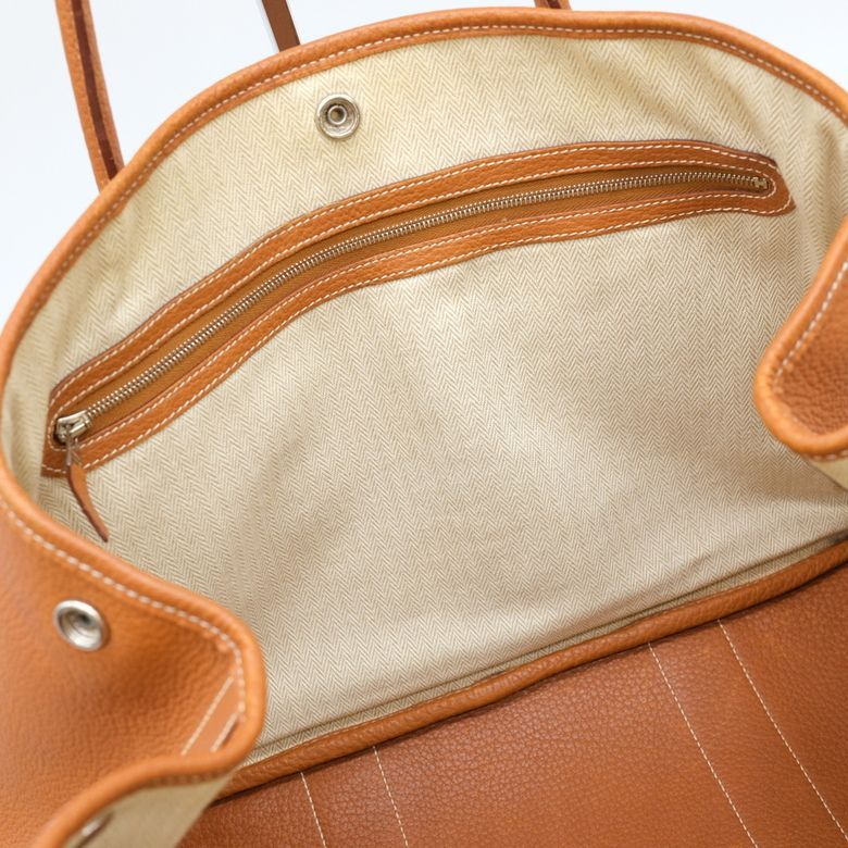 HERMES エルメス トートバッグ ガーデンパーティ MM ネゴンダ レザー